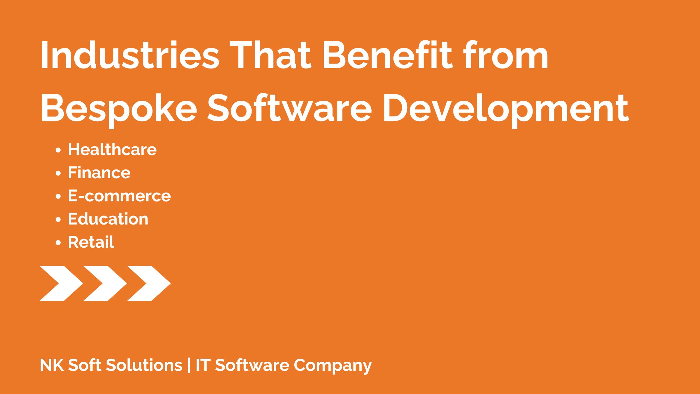 Retail Bespoke Software development